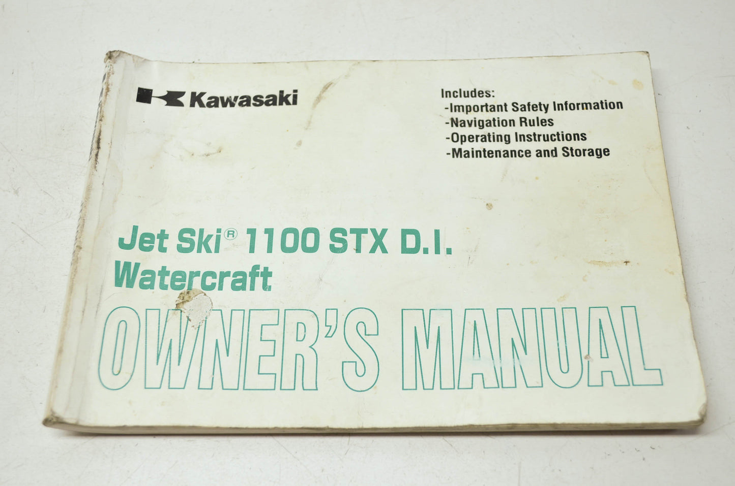 OEM Kawasaki 99987-1039 Owner's Manual JT1100-F2