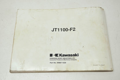 OEM Kawasaki 99987-1039 Owner's Manual JT1100-F2
