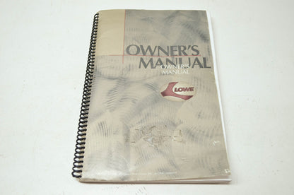 Lowe Boat Owner's Manual