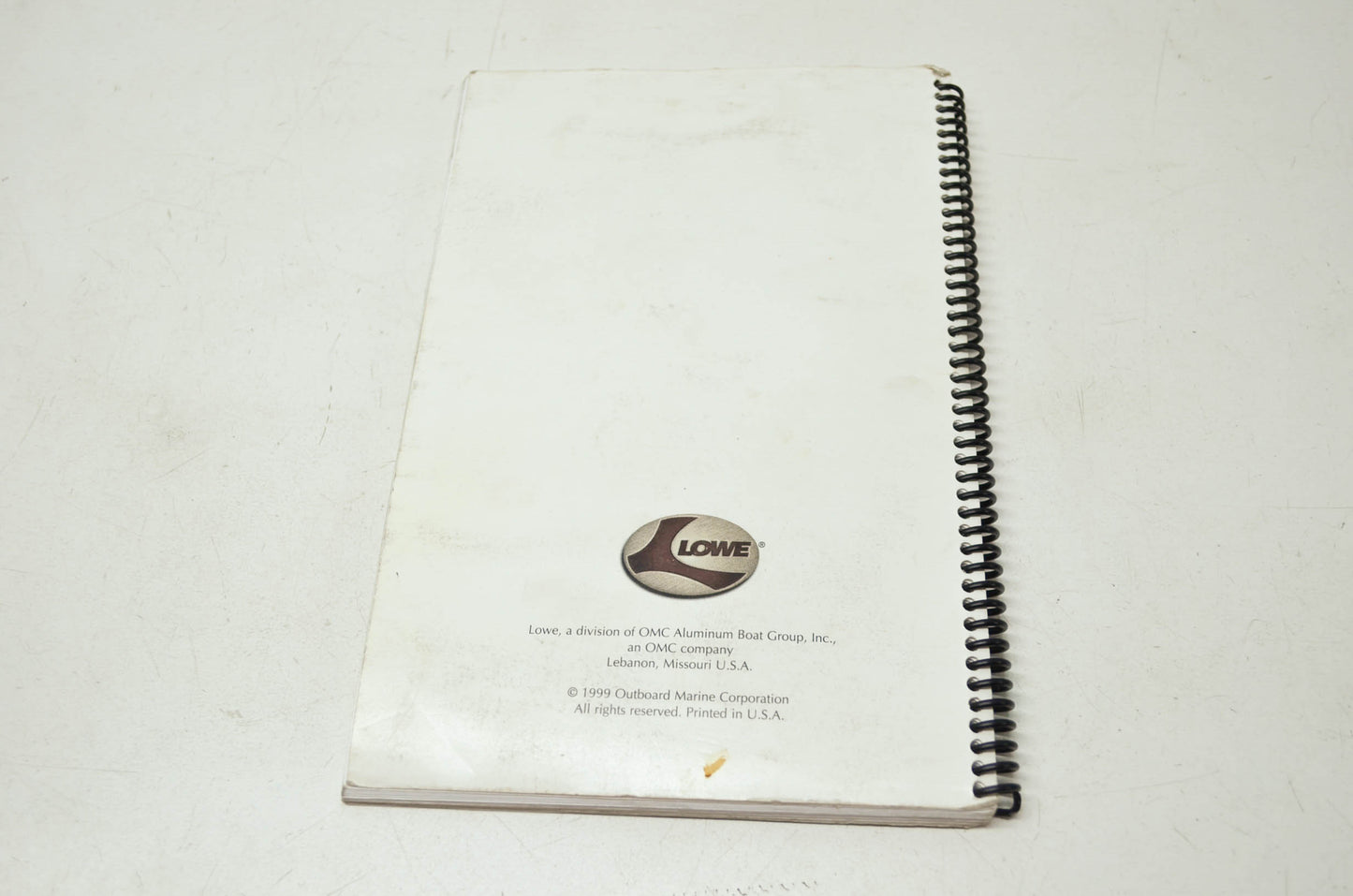 Lowe Boat Owner's Manual