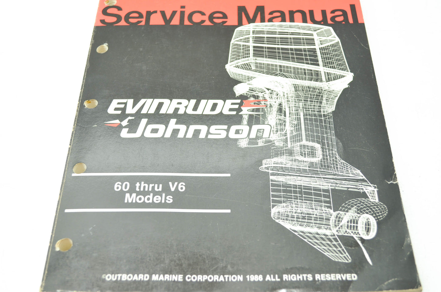 Evinrude/Johnson 'CD' 60HP-V6 Models Service Manual