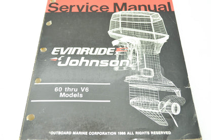 Evinrude/Johnson 'CD' 60HP-V6 Models Service Manual