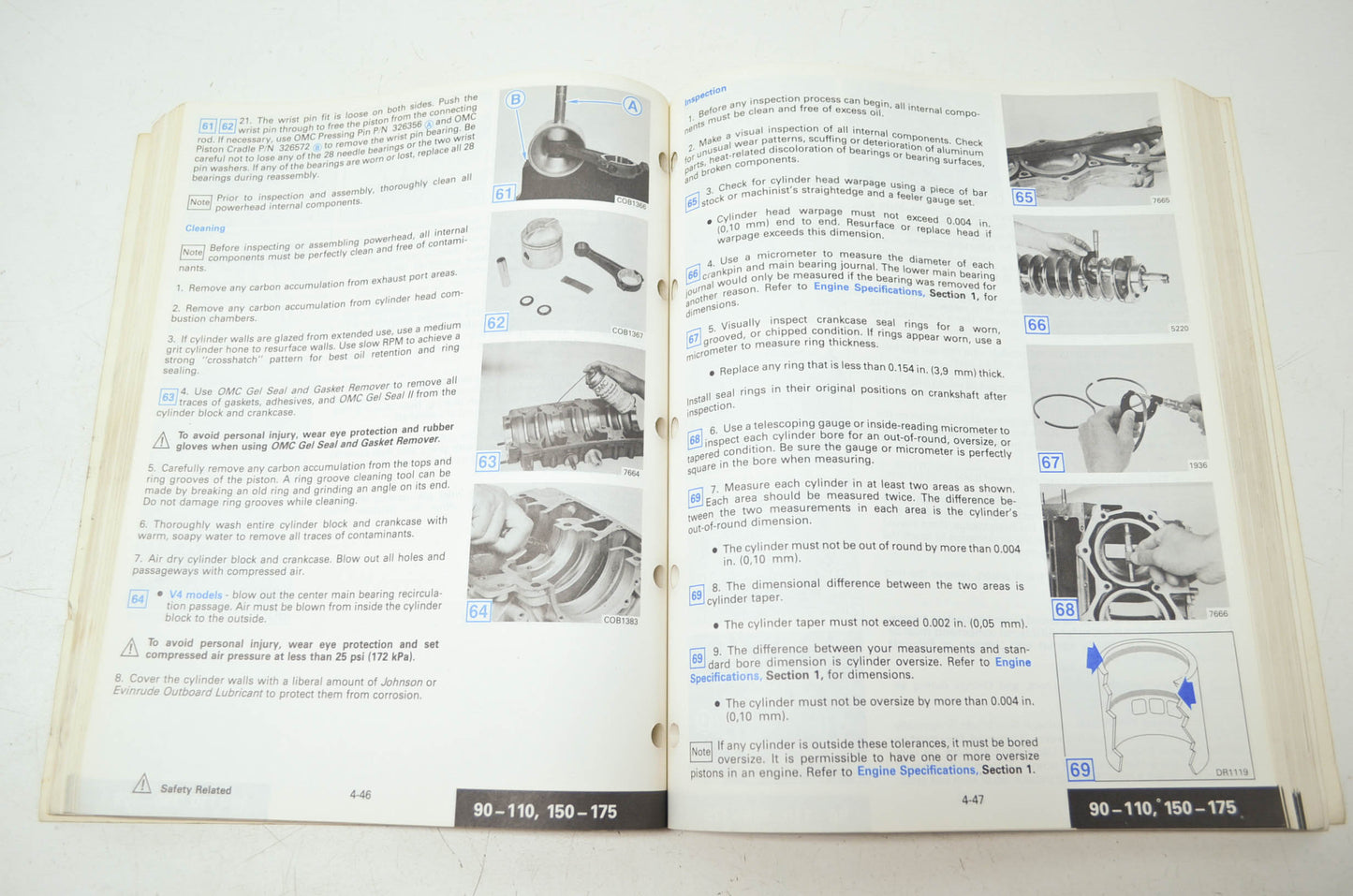 Evinrude/Johnson 'CD' 60HP-V6 Models Service Manual