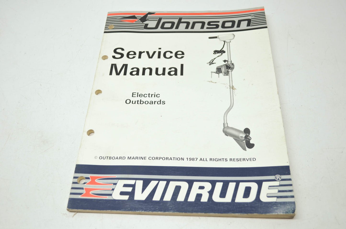 Johnson 'CD' & 'CU' Electric Outboard Service Manual