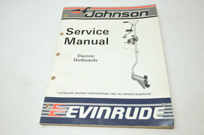 Johnson 'CD' & 'CU' Electric Outboard Service Manual