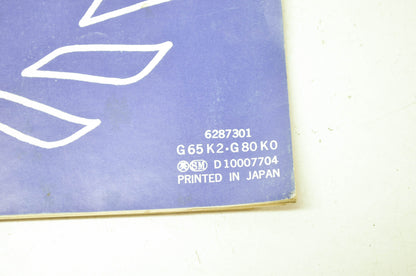 OEM Honda 6287301 Service Manual G65-G80