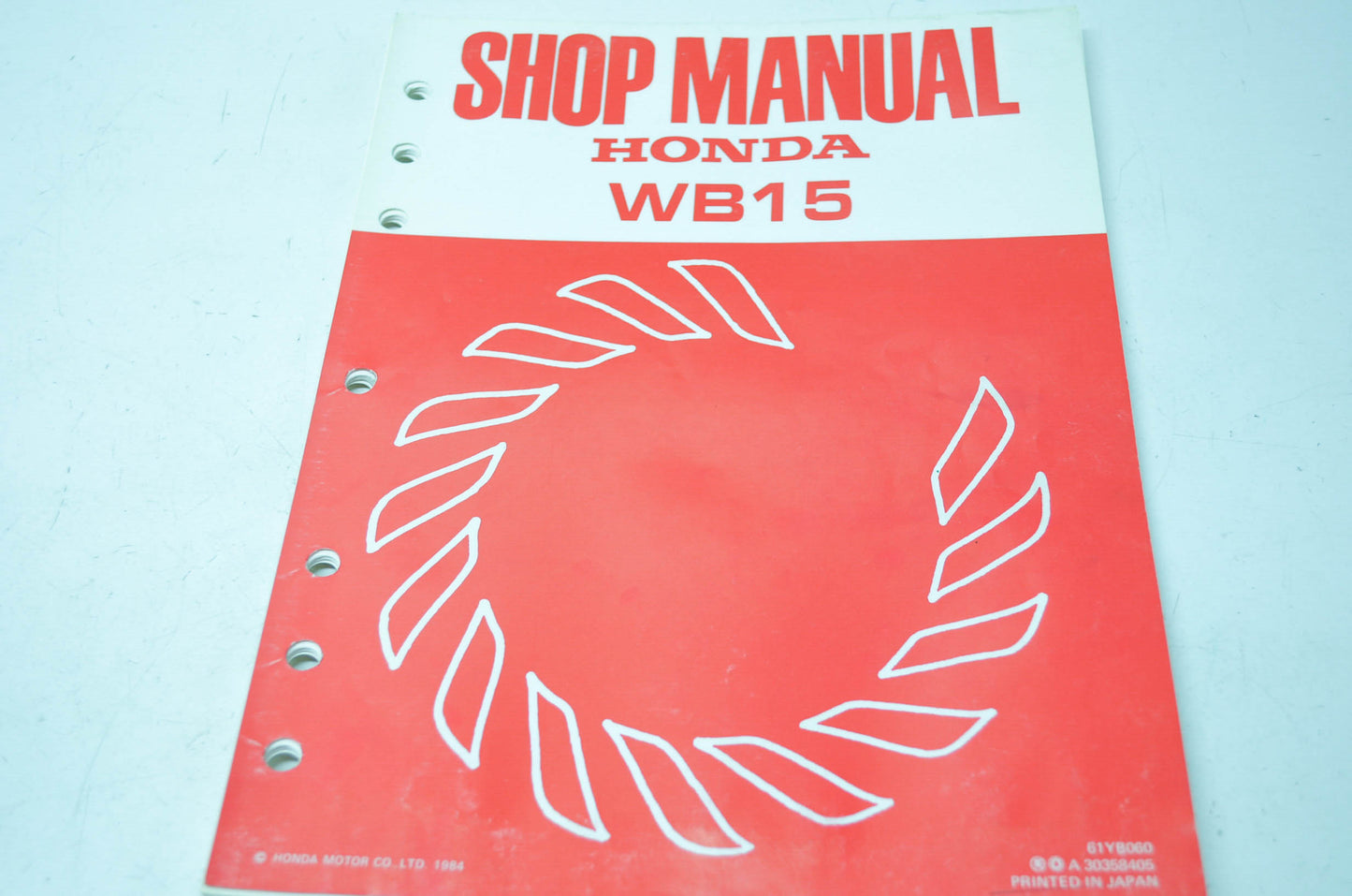 Honda WB15 Shop Manual