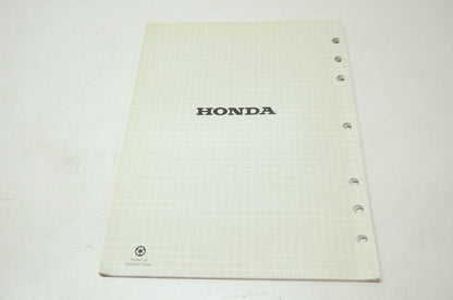 Honda HRC7013K1 Shop Manual K1 Supplement