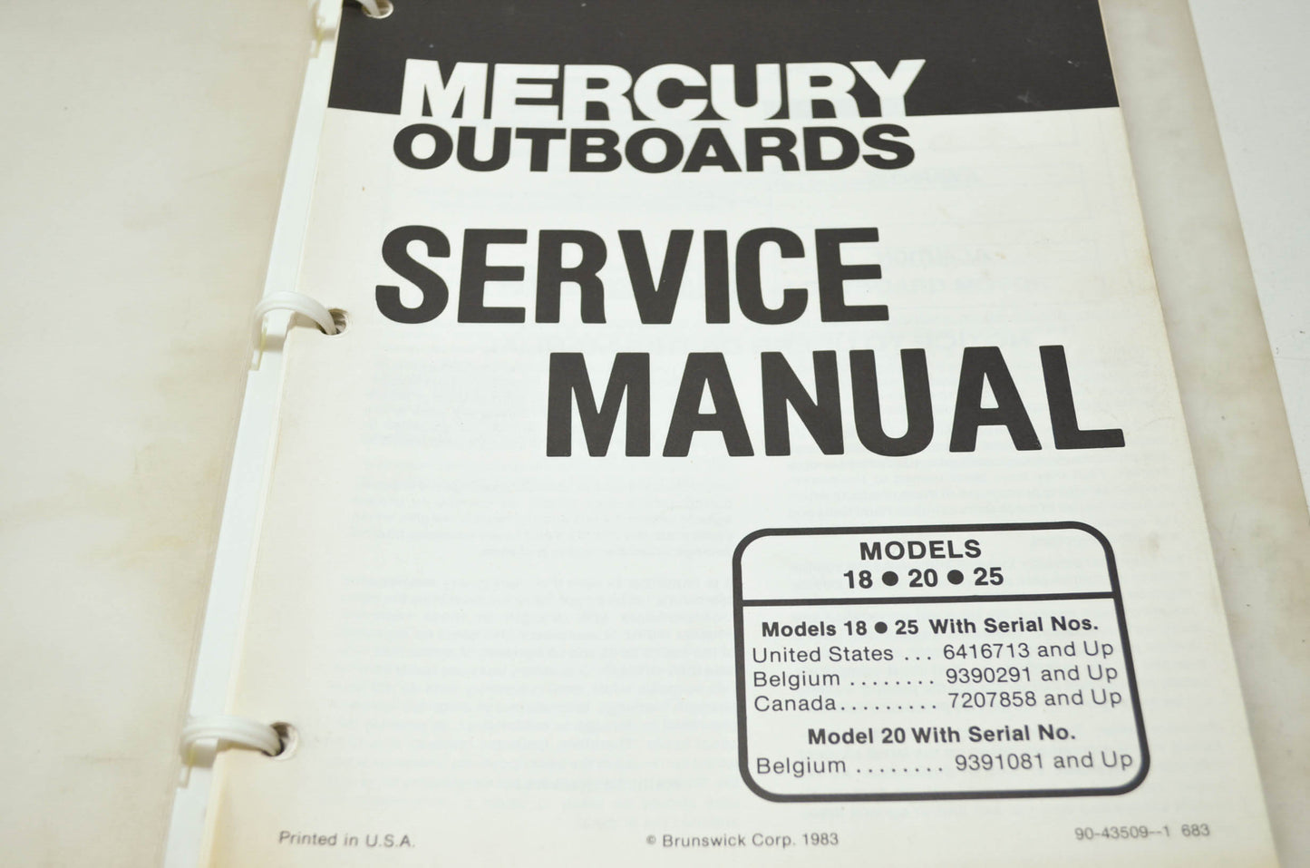 Mercury Outboards Service Manual