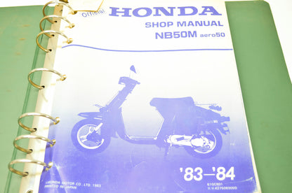 Honda 83-84 NB50M aero50 Shop Manual