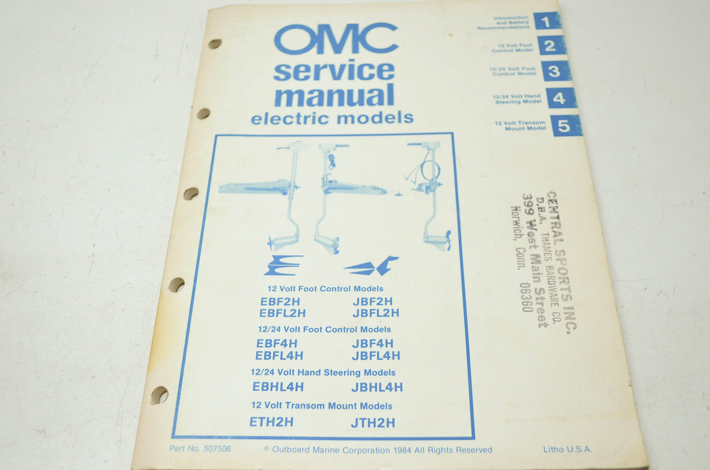 OMC Electric Models Service Manual