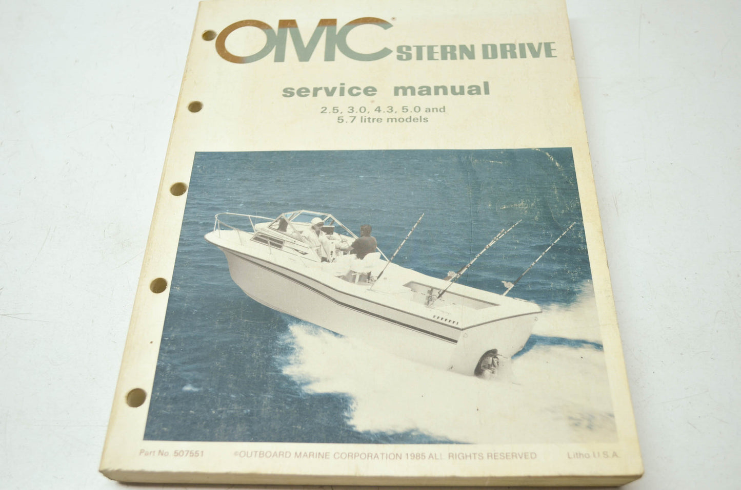 OMC Stern Drive Service Manual 2.5 3 4.3 5 5.7 Litre Models