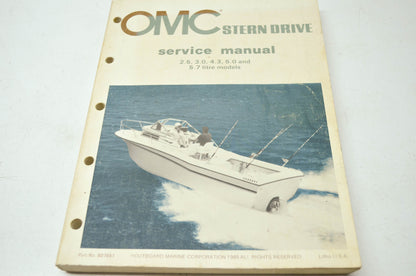 OMC Stern Drive Service Manual 2.5 3 4.3 5 5.7 Litre Models