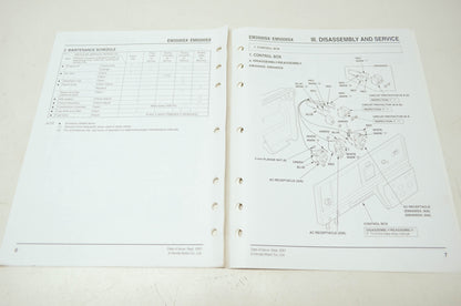Honda Generator EM3500SX EM5000SX Shop Manual Supplement