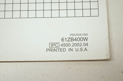 Honda Generator EM3500SX EM5000SX Shop Manual Supplement