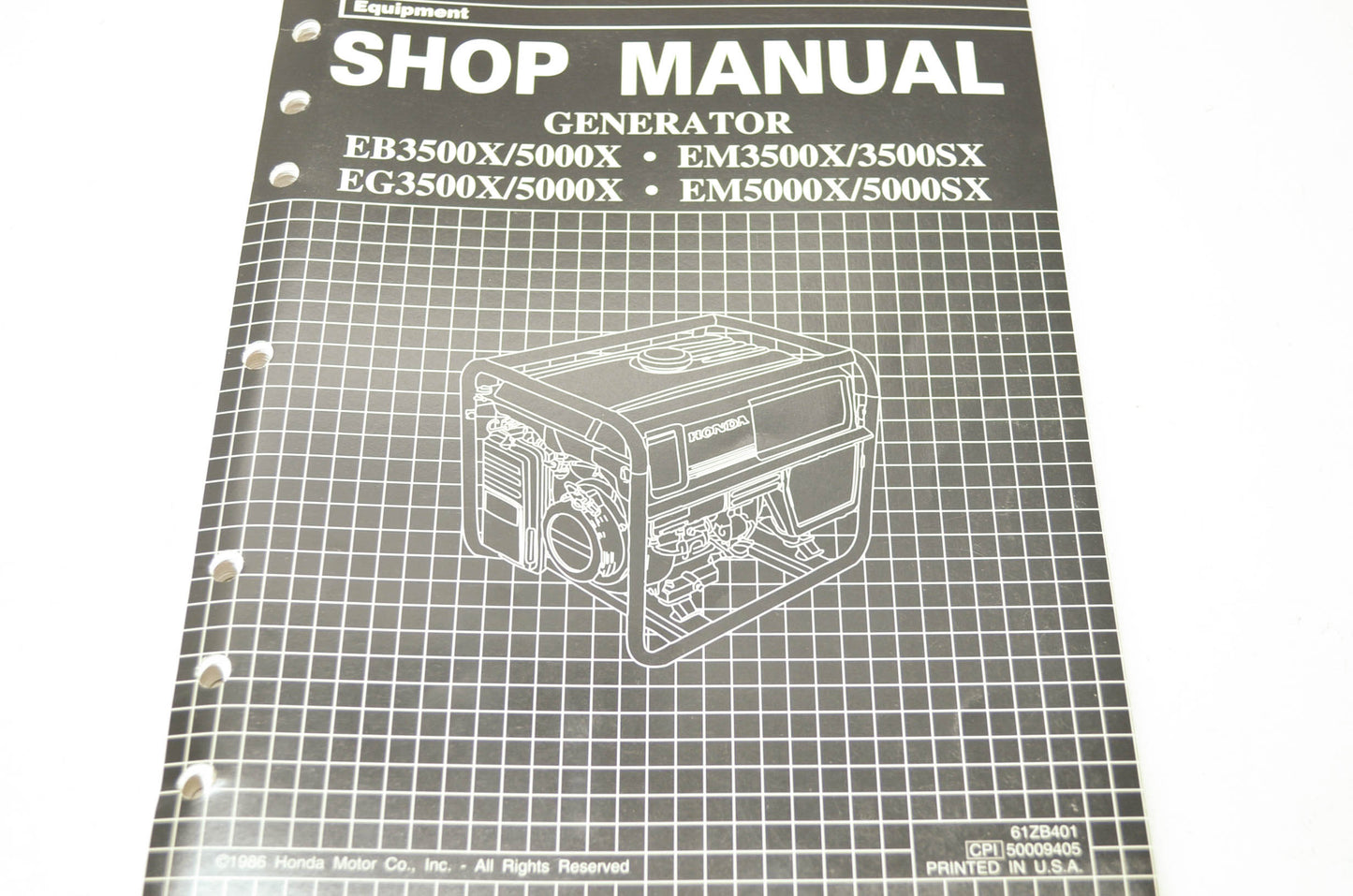 Honda Generator Models Shop Manual