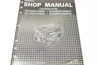 Honda Generator Models Shop Manual