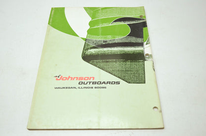 Johnson 1974 Outboard Motor 25HP Service Manual