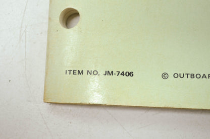 Johnson 1974 Outboard Motor 25HP Service Manual
