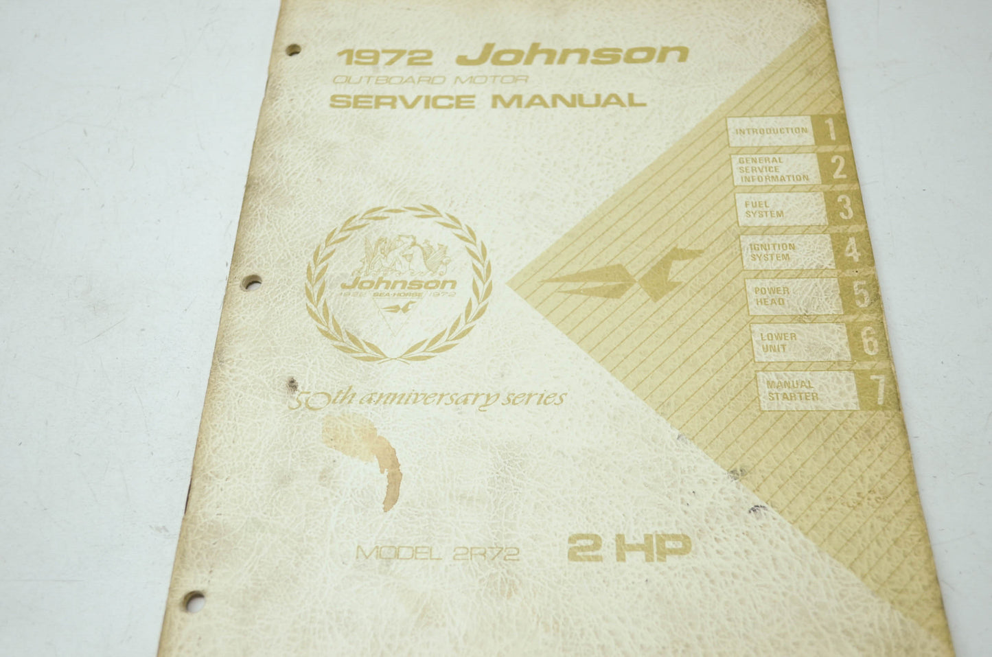 Johnson 1972 Outboard Motor 2HP Models Service Manual
