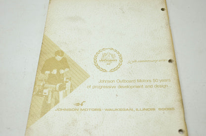 Johnson 1972 Outboard Motor 6HP Models Service Manual