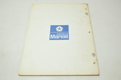 Chrysler Outboard Motors 6HP 8HP Service Manual