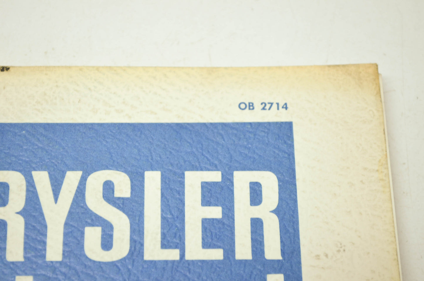 Chrysler Outboard Motors 6HP 8HP Service Manual