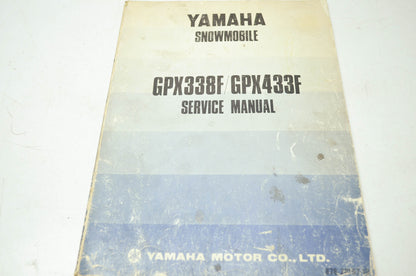 Yamaha Snowmobile GPX338F/GPX433F Service Manual