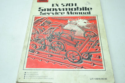 OEM Yamaha LIT-12618-00-88 EX570L Service Manual