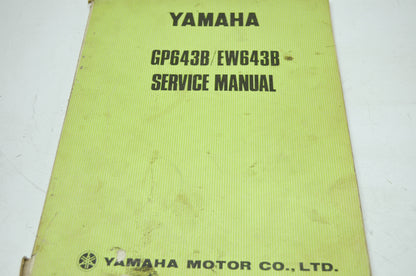 Yamaha GP643B/EW643B Service Manual
