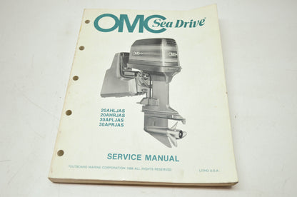 OMC SeaDrive JAS Models Service Manual