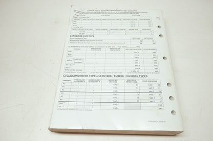 OEM Honda TO103 2009 Generator Troubleshooting Manual