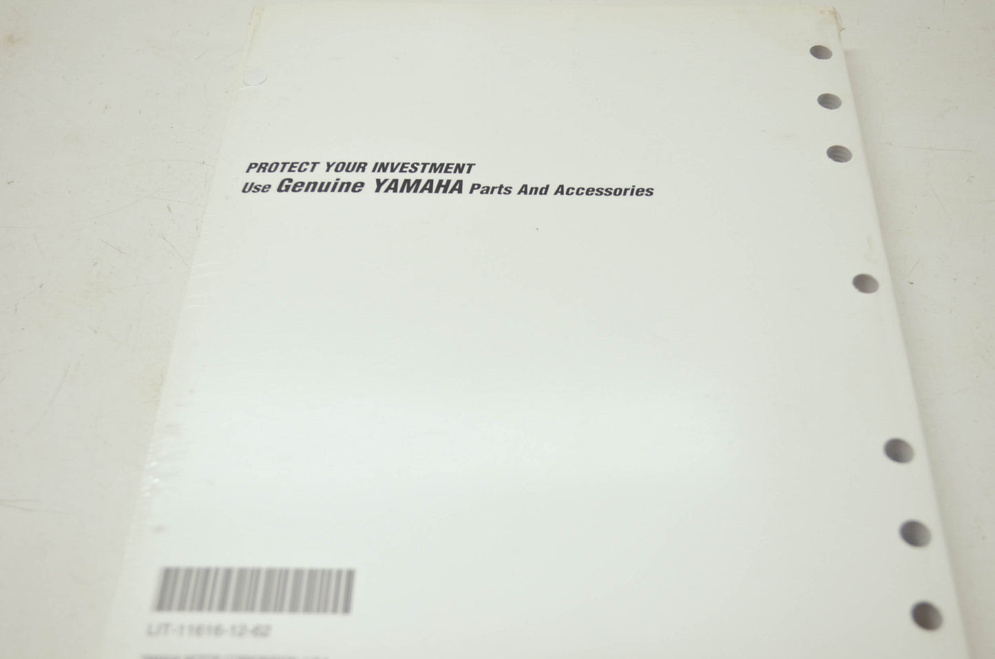 OEM Yamaha LIT-11616-12-62 Service Manual YZF-R6L(C) - P(C) SE NOS