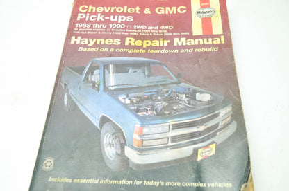 Haynes Chevrolet & GMC Pick-ups 88-98 2WD & 4WD Repair Manual