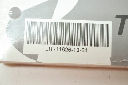 New OEM Yamaha LIT-11626-13-51 TT-R125LWM(C) Owner's Manual NOS