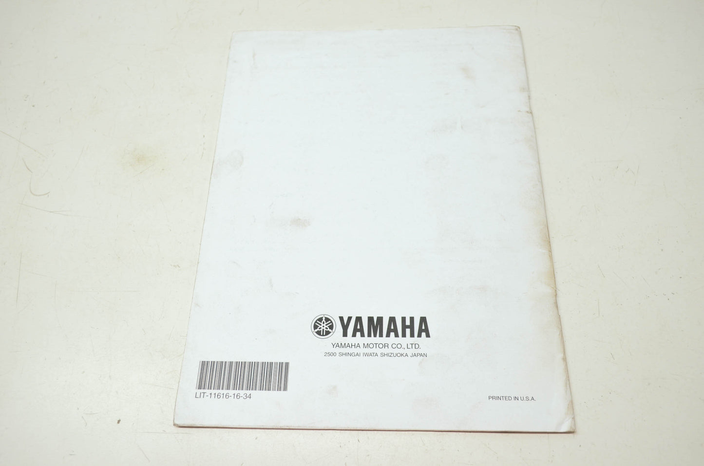 OEM Yamaha LIT-11616-16-34 YFM660FR-S Service Manual Supplement