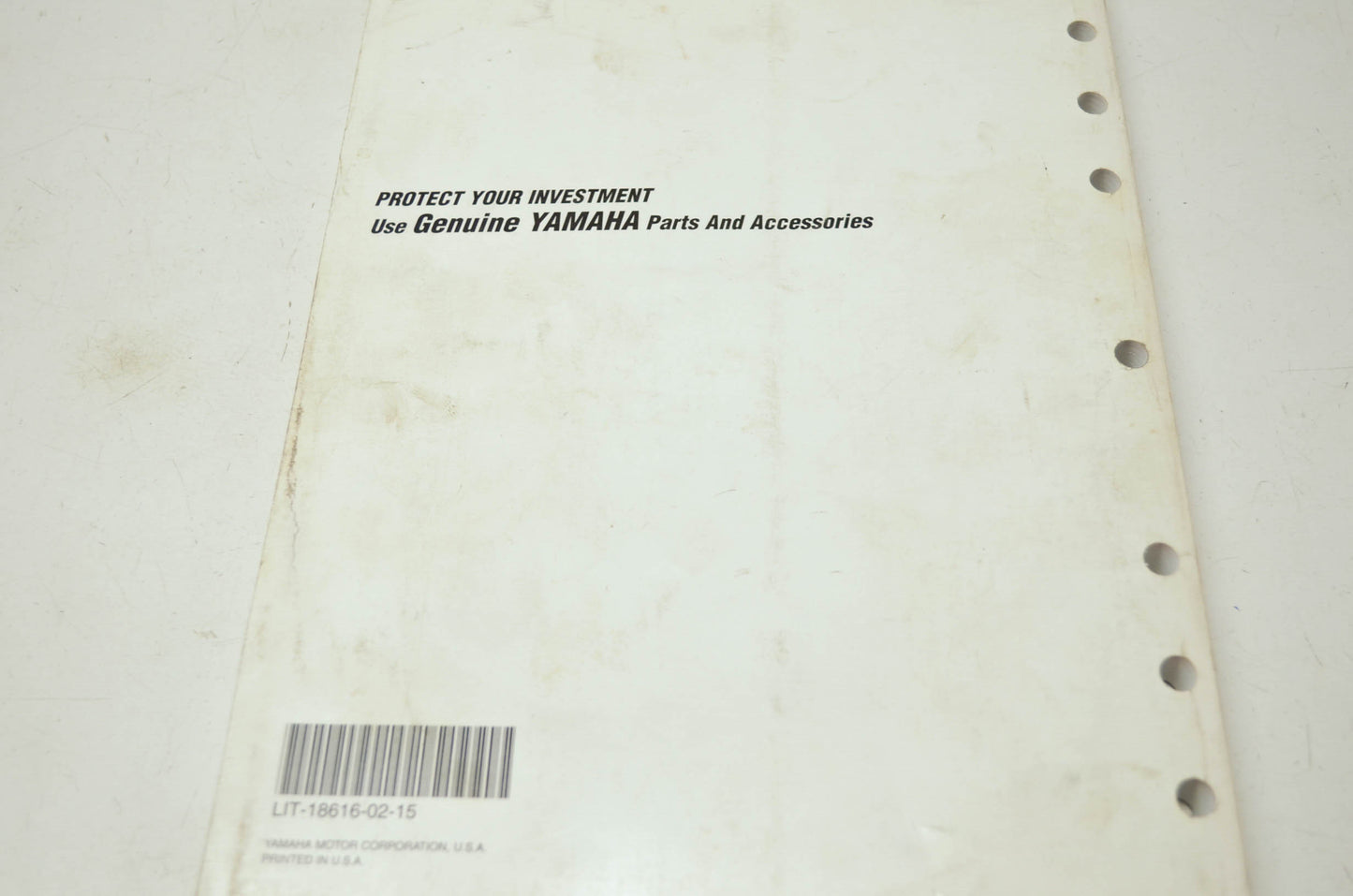 OEM Yamaha LIT-18616-02-15 GP1200AY-A Service Manual