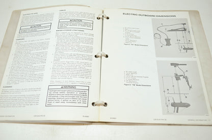 OEM Mercury 90-99987 Model Thruster II Electric Outboard Service Manual