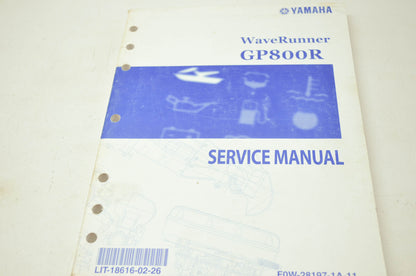 Yamaha WaveRunner GP800R Service Manual
