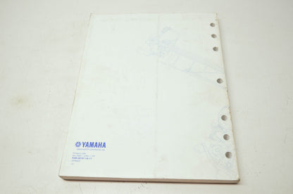 Yamaha WaveRunner GP800R Service Manual