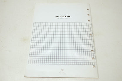 Honda Carburetion Manual Supplement