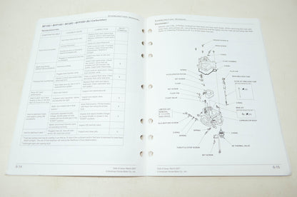 Honda Carburetion Manual Supplement