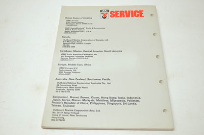 OMC Cobra 'JV' Electrical/Ignition Service Manual