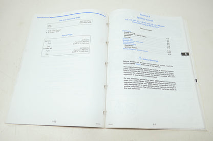 OMC Cobra 'JV' Electrical/Ignition Service Manual