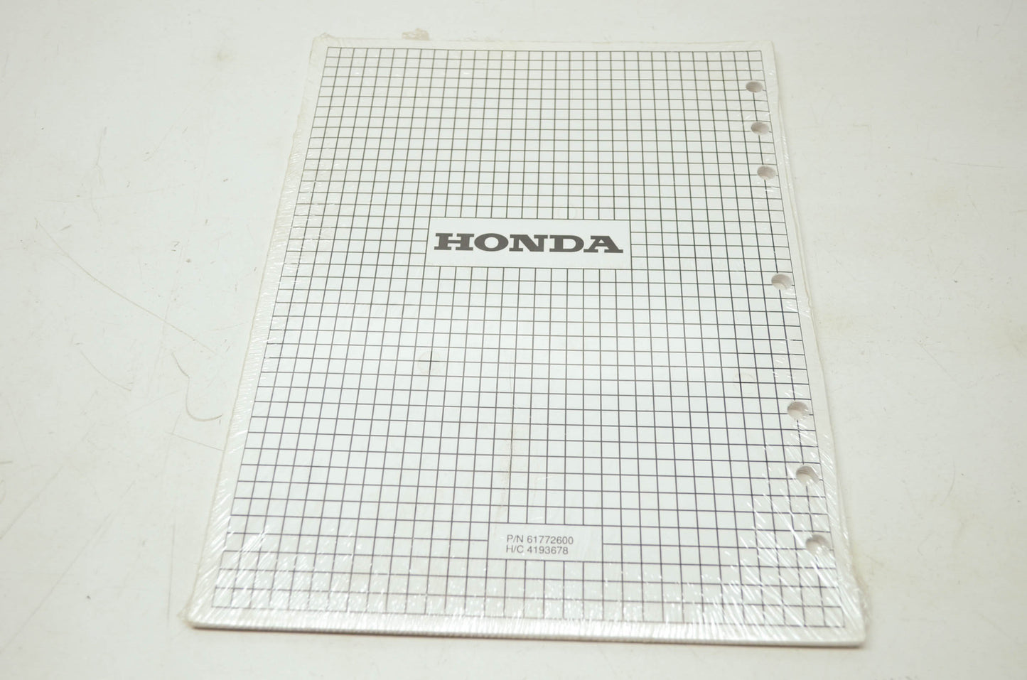OEM Honda 61772600 Service Manual H1011H NOS