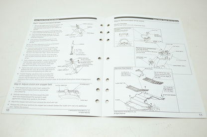 OEM Honda T0071 Lawn Tractor Clutch Service Manual