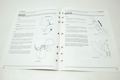 Honda Grass Bagging Kit & Side Blower Kit Operator's Manual