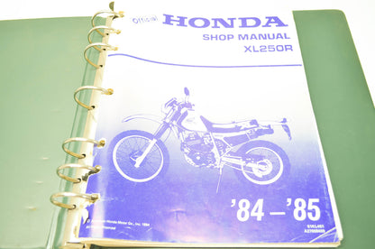 OEM Honda 61KL401 XL250R'84-'87 Service Manual