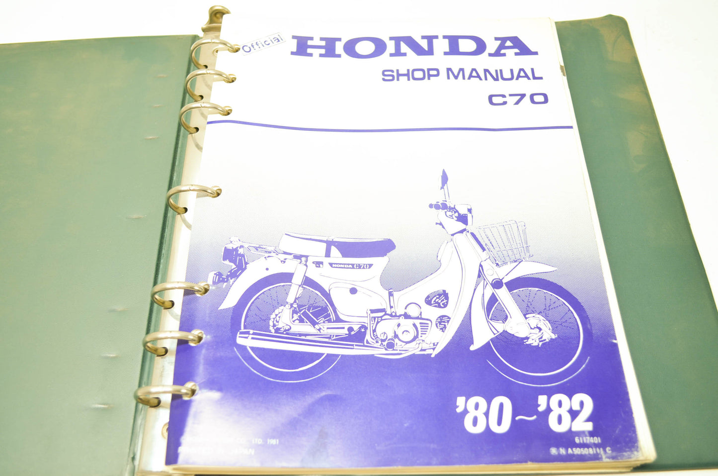 OEM Honda 6117401 Service Manual C70'80-'82