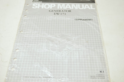 OEM Honda 61ZB460Z EW171 EW171K Service Manual